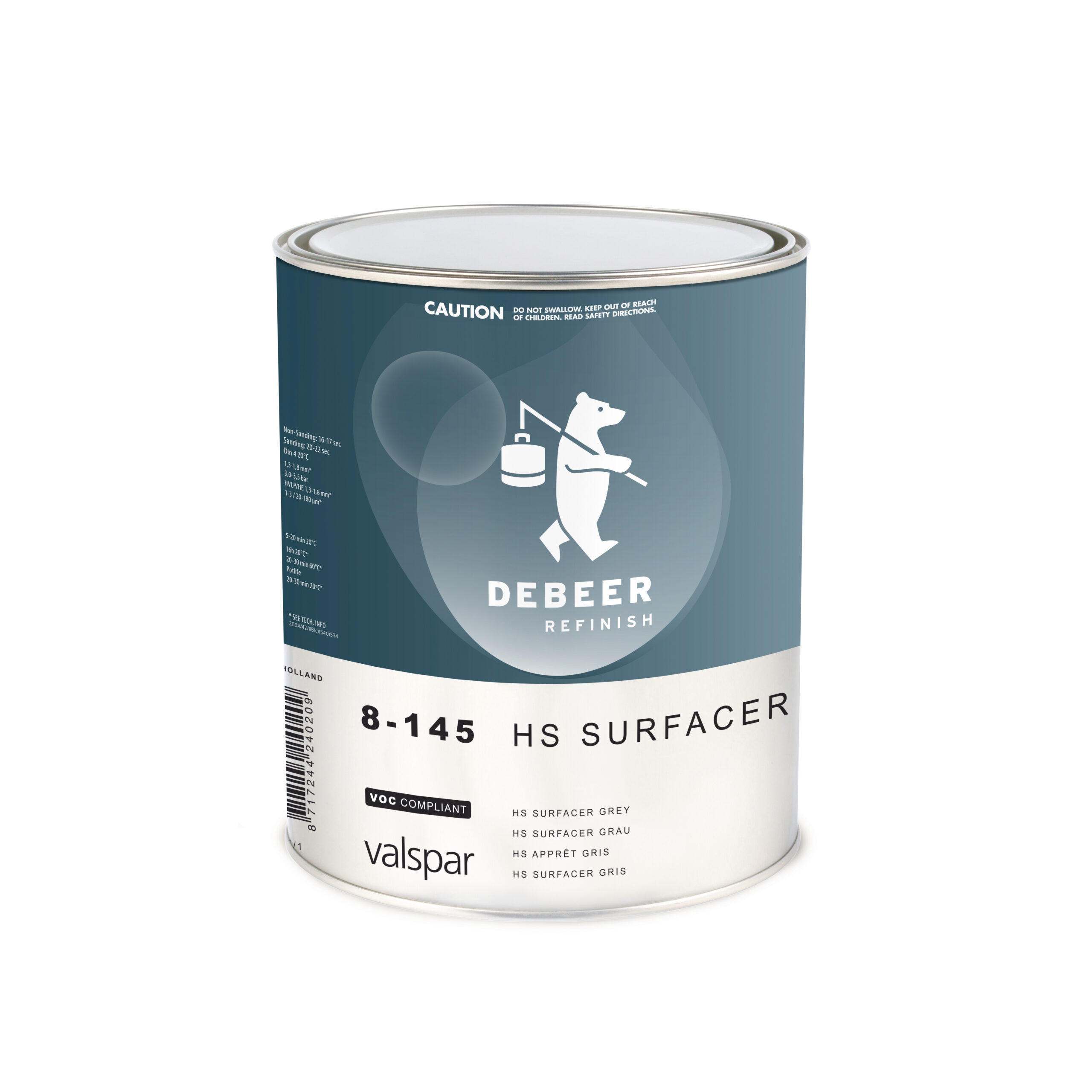 8-145 HS Surfacer 3L